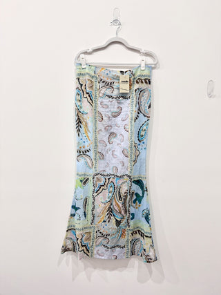 Montce St. Barths Floral Petal Ruffle One-Piece & Natalia Skirt Multi Top - L, Skirt - M