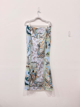 Montce St. Barths Floral Petal Ruffle One-Piece & Natalia Skirt Multi Top - L, Skirt - M