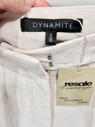Dynamite Off-White Long Pants, 0
