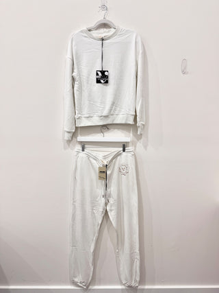 Beachriot x Viverelle White Sleeved Shirt and Long Pants, Top - XS, Pants - L