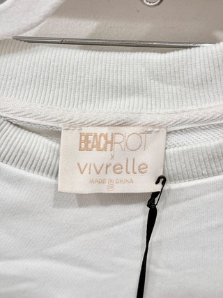 Beachriot x Viverelle White Sleeved Shirt and Long Pants, Top - XS, Pants - L