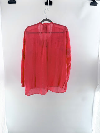 Johnny Was embroidered top, L