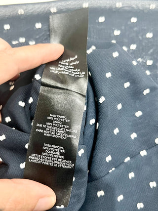 Self Portrait asymmetrical polka dot ruffle top, 2