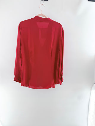 Elie Tahari silk blouse, L