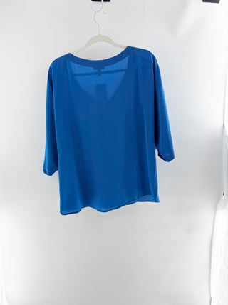 Eileen Fisher silk top blouse, XL