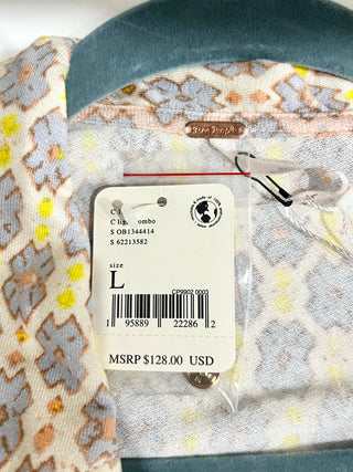 Free People casual v neck wrap mini dress, L