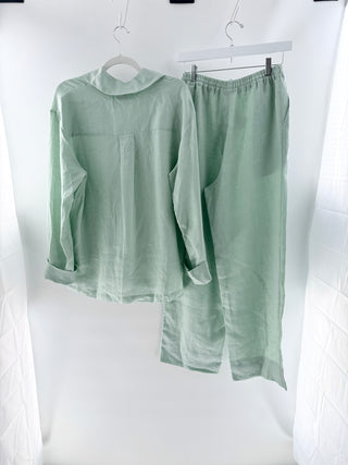 The Sleeper linen set, top M/L / bottom S