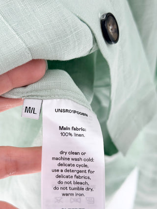 The Sleeper linen set, top M/L / bottom S