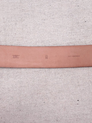 Chanel wide leather CC belt, 70/28