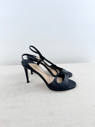 Tamara Mellon leather heel sandals, 39.5
