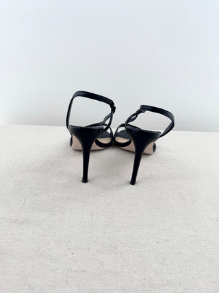 Tamara Mellon leather heel sandals, 39.5