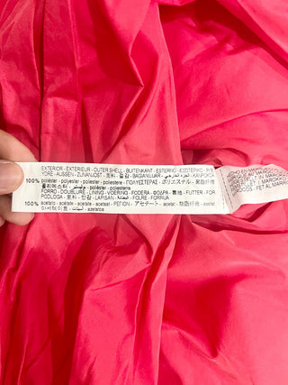 Zara red draped mii dress, M
