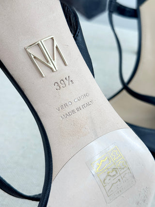 Tamara Mellon leather heel sandals, 39.5