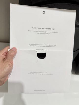 Montblanc sartorial leather backpack medium, S