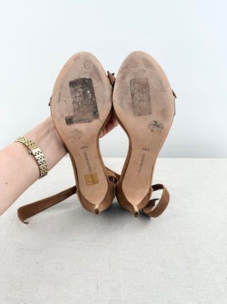 Alexandre Birman suede wrap around sandals, 40.5