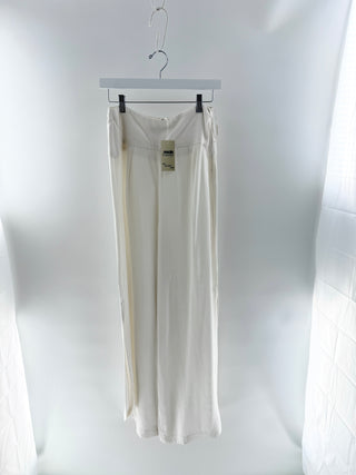 Adriana Degreas White high waisted palazzo pants, S/M