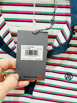 G/Fore striped polo shirt, XS