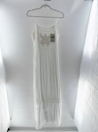 Sleeveless Maxi Dress w/ Crochet Patterns