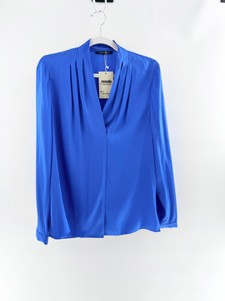 Kobi Halperin silk V neck top blouse, S