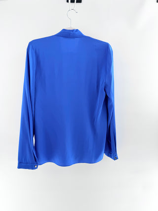 Kobi Halperin silk V neck top blouse, S