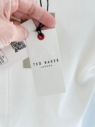 Ted Baker V-Neck Linen Knit Mini Dress, 2