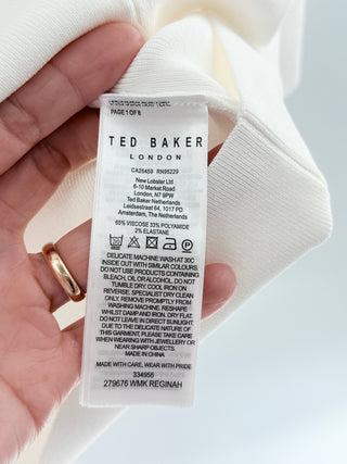 Ted Baker V-Neck Linen Knit Mini Dress, 2