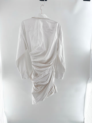 Alexander Wang ruched mini shirt dess, 6