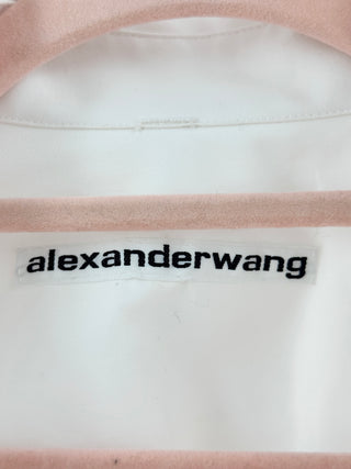 Alexander Wang ruched mini shirt dess, 6