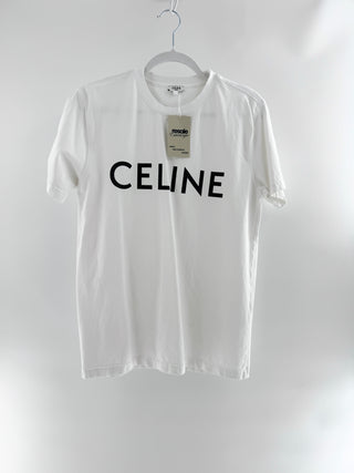 Celine Celine logo t shirt, L