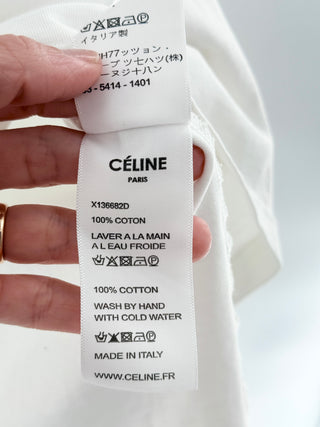 Celine Celine logo t shirt, L