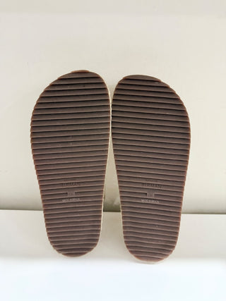 NWT Alexandre Birman Vicky Bounce Knotted Platform Espadrille Sandals Gold EU 39