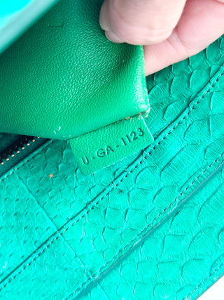 Celine python leather celine luggage tote bag
