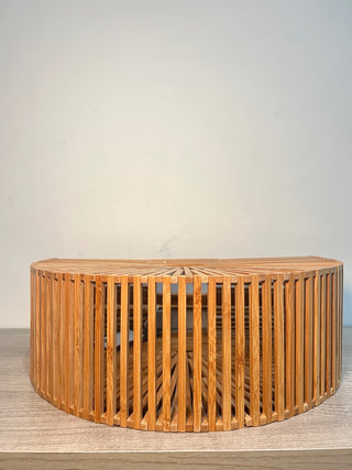 Cult Gaia wooden top hold bag