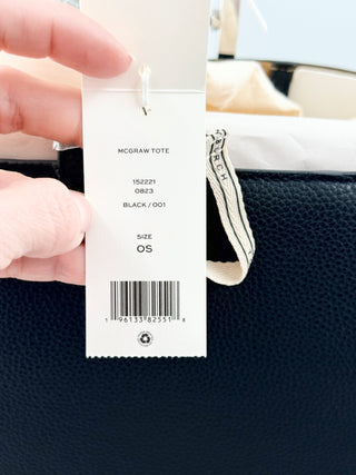 Tory Burch large tote bag leather mcgraw