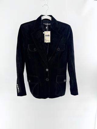 Tom Ford suede jacket blazer, 40 / 8