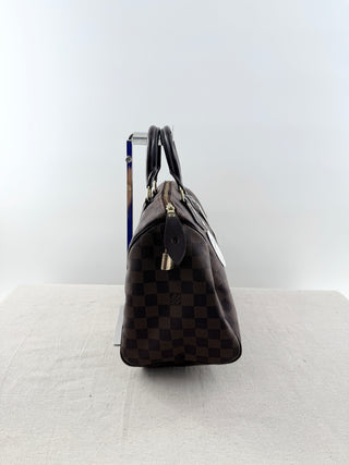 Louis Vuitton speedy 30 damier ebene bag top handle, 30