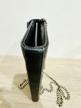 Saint Laurent cassandre envelope chain wallet bag medium, medium