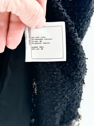 Chanel tweed vest with beading and sequin trim, 38 FR / US 6