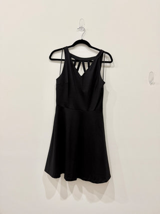 Adrienne Vittadini black mini dress, M