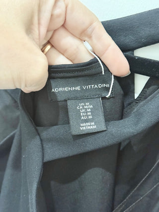 Adrienne Vittadini black mini dress, M
