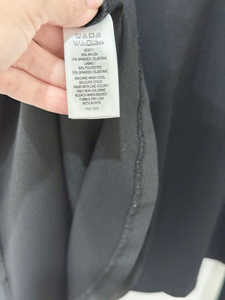 Adrienne Vittadini black mini dress, M