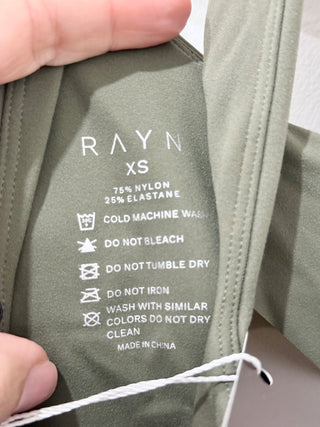 Rayn set body suit and mini skirt, XS