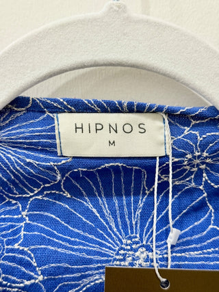 Hipnos embroidered maxi wrap dress, M