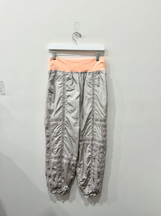 Free People joggers with eyelet and contrast waist band, M