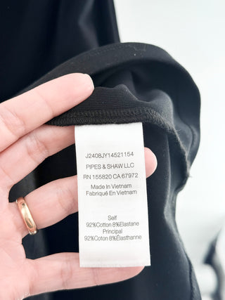 Veronica Beard midi dress featuring bateau neckline, flattering side ruching, crafted from structured stretch fabric, XS