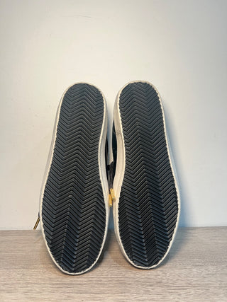 NWOT Golden Goose Leather & Suede Superstar Glitter Trainer Sneakers Black EU 40