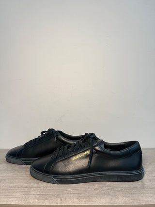 Saint Laurent leather low top sneakers men, 44 / 10.5