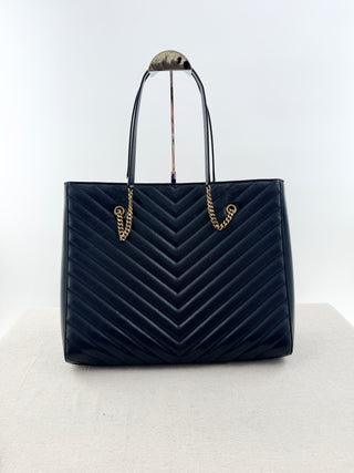 Saint Laurent tribecca large leather shopping bag
