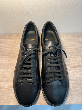 Saint Laurent leather low top sneakers men, 44 / 10.5