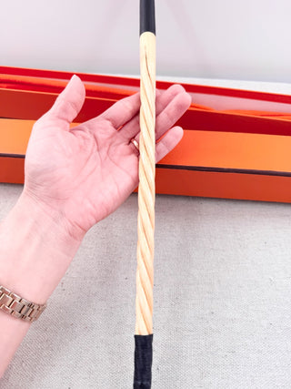 Hermes Hackberry Wood Riding Crop